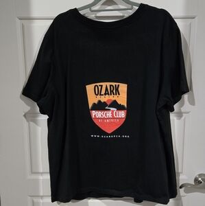 Black Ozark Porsche Club T-Shirt